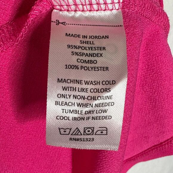 NWT CeCe Hot Pink Knit Top with Flutter Sleeves – Size S - Picture 5 of 7